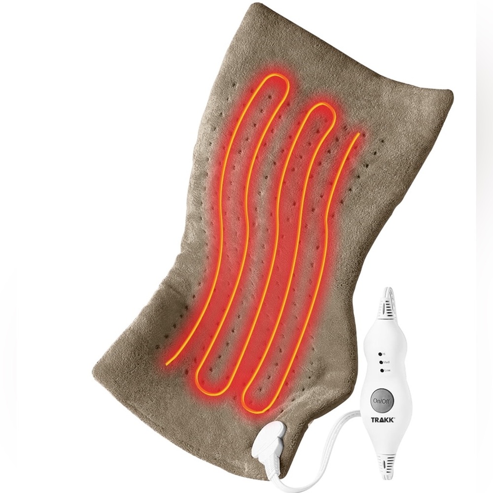 TRAKK Ultra-wide XXL 20”x24” Miroplush Heating Pad